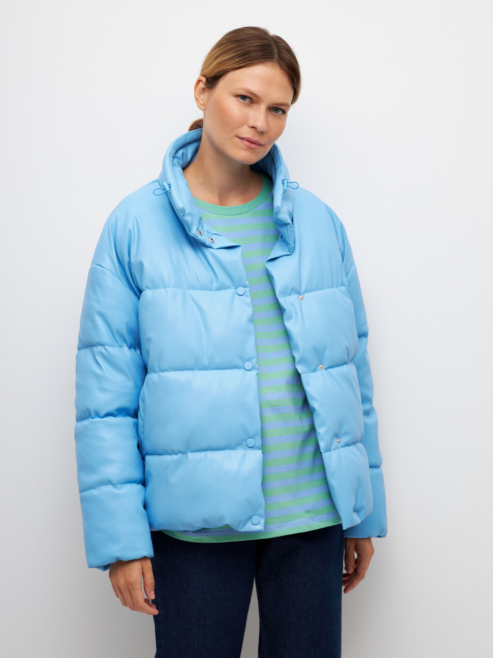 

Куртка женская Sela Moms 2810011152 голубая S, 2810011152