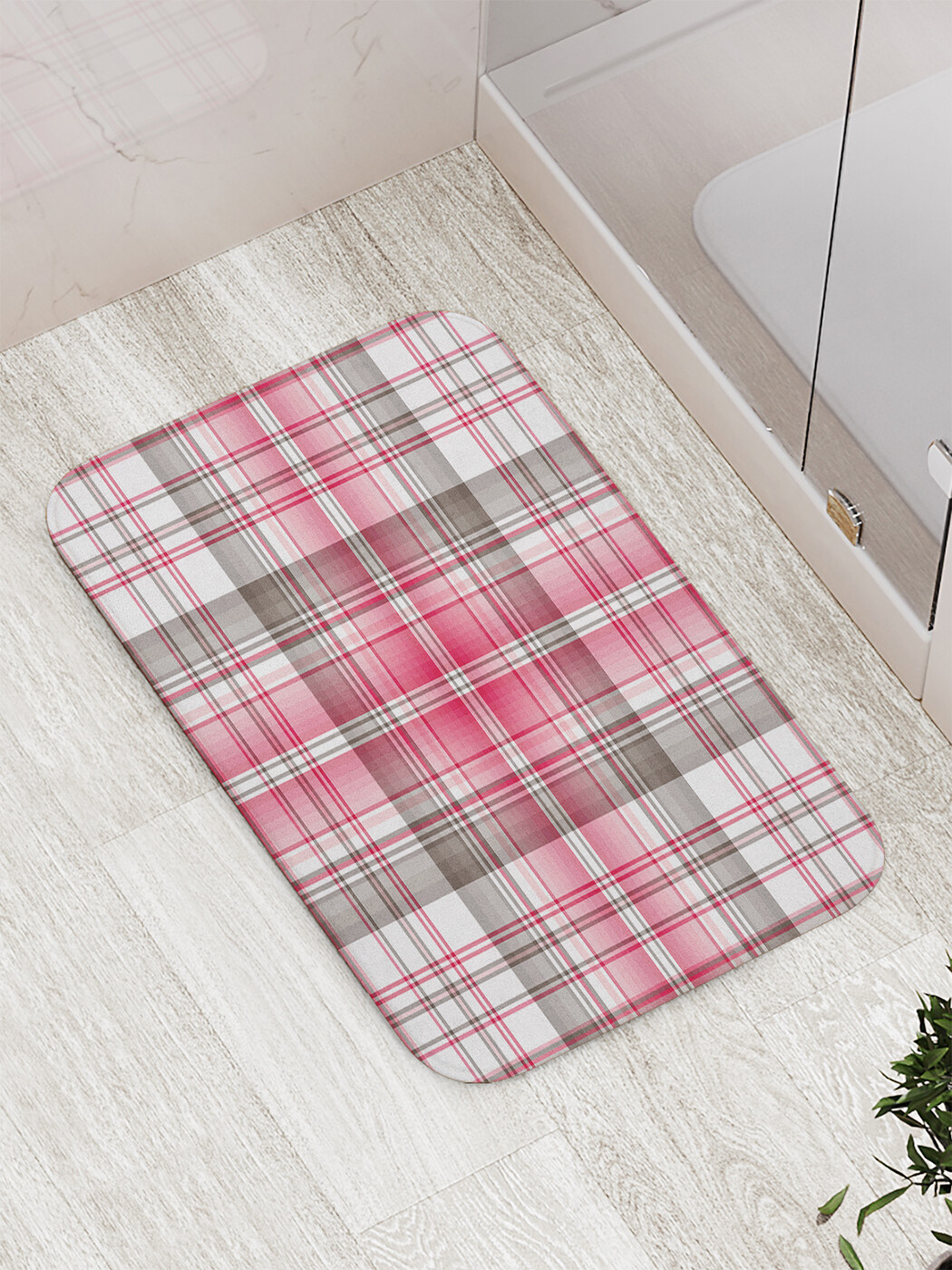 

Коврик противоскользящий JoyArty "Платочный текстиль" для ванной, сауны, бассейна, 77х52см, Платочный текстиль