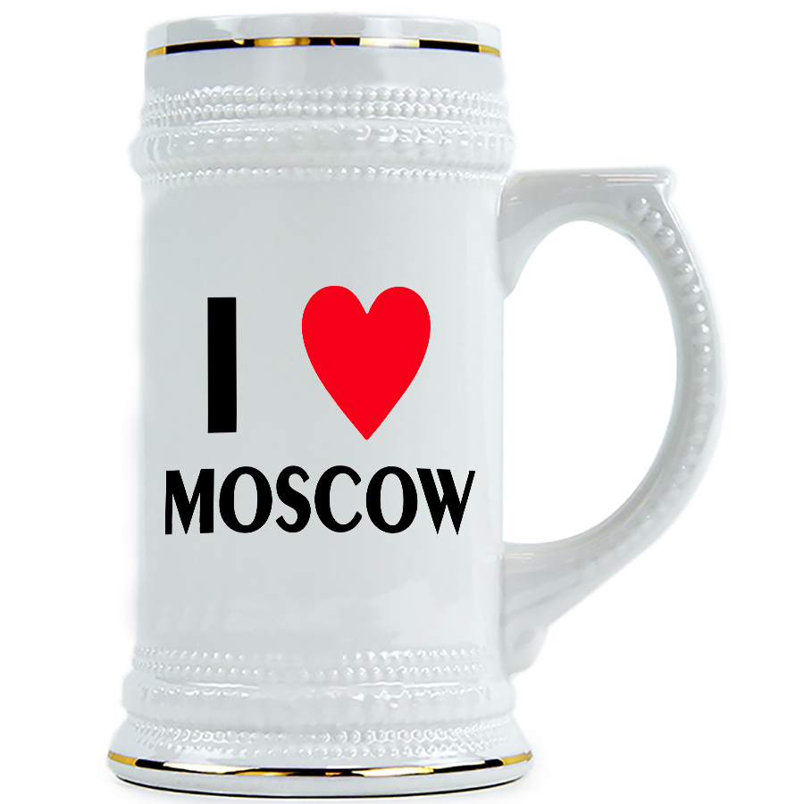 фото Пивная кружка drabs i love moscow