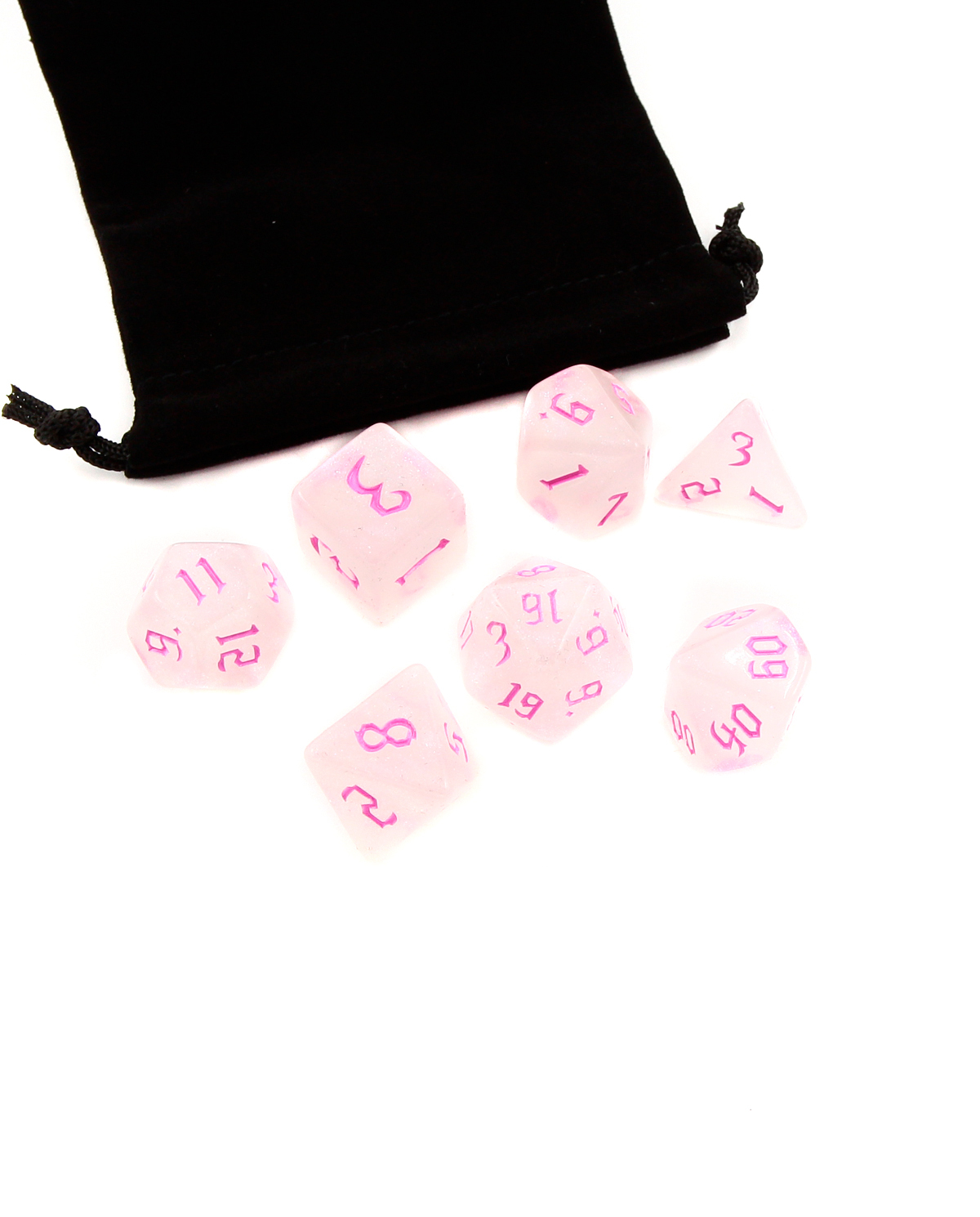 фото Кубики stuff-pro для ролевых игр жемчужный розовый 273637