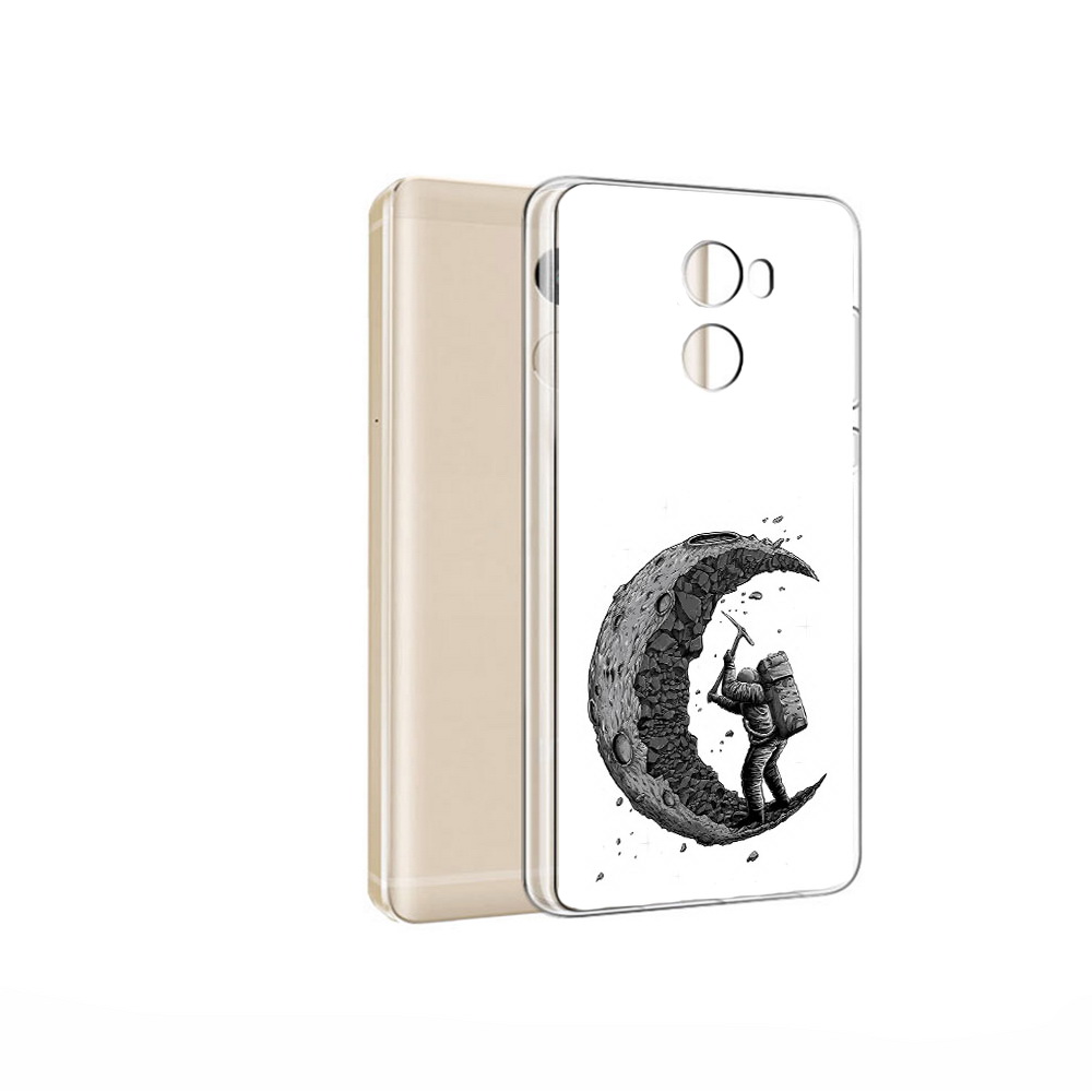 

Чехол MyPads Tocco для Xiaomi Redmi 4 Pro камненная луна (PT47305.303.384), Прозрачный, Tocco