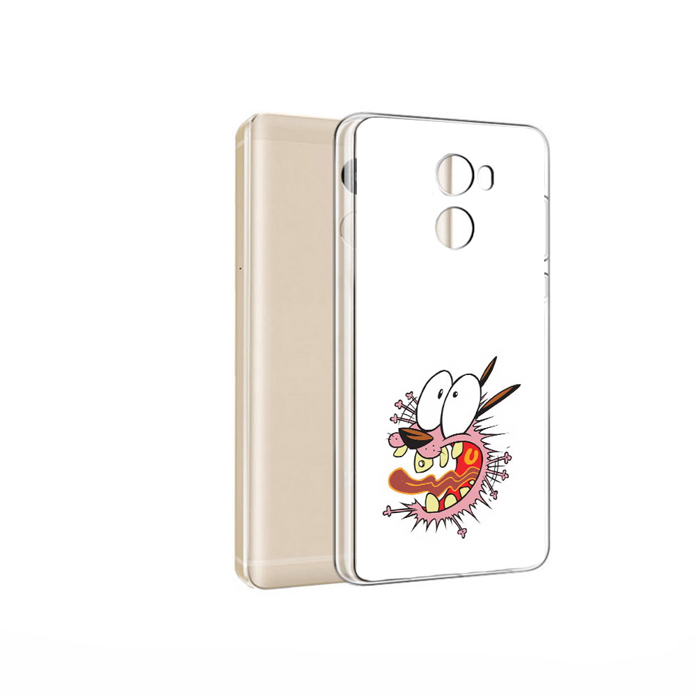 

Чехол MyPads Tocco для Xiaomi Redmi 4 Pro испуганный бобик (PT47305.303.381), Прозрачный, Tocco