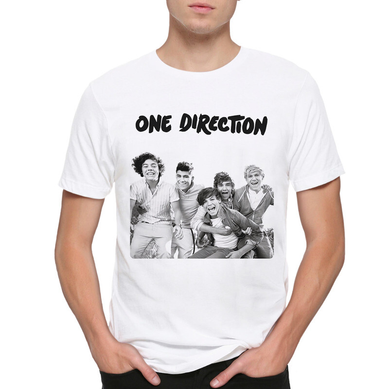 

Футболка мужская Dream Shirts One Direction 556020222 белая S, One Direction 556020222