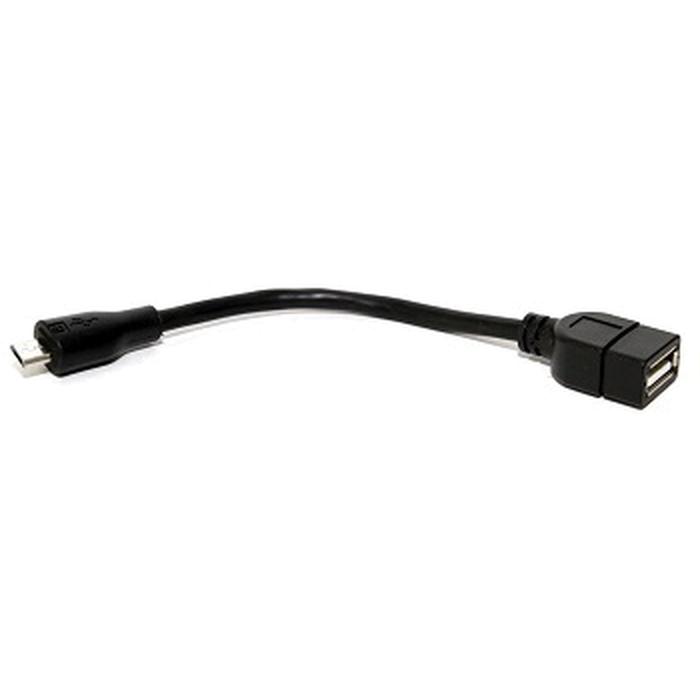 фото Кабель otg usb2.0 тип а(f)-microb(5p) otg 0,1м. 5bites ua-af-micro5-otg