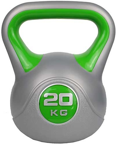 

Гиря пластиковая 20кг ZS-20, Серый;зеленый, 20кг ZS-20