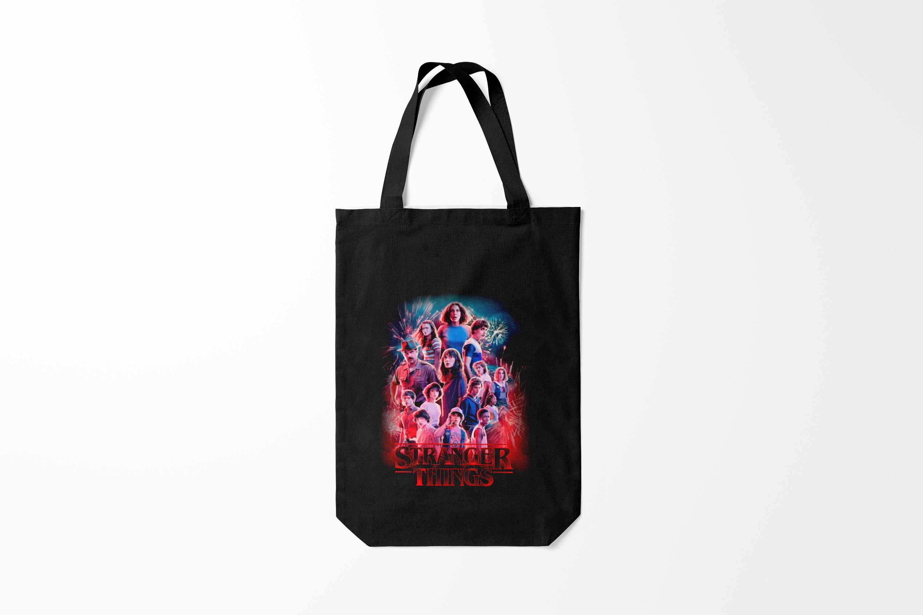 

Сумка шoппер унисекс Burnettie Очень странные дела STRANGER THINGS, черный, Очень странные дела STRANGER THINGS