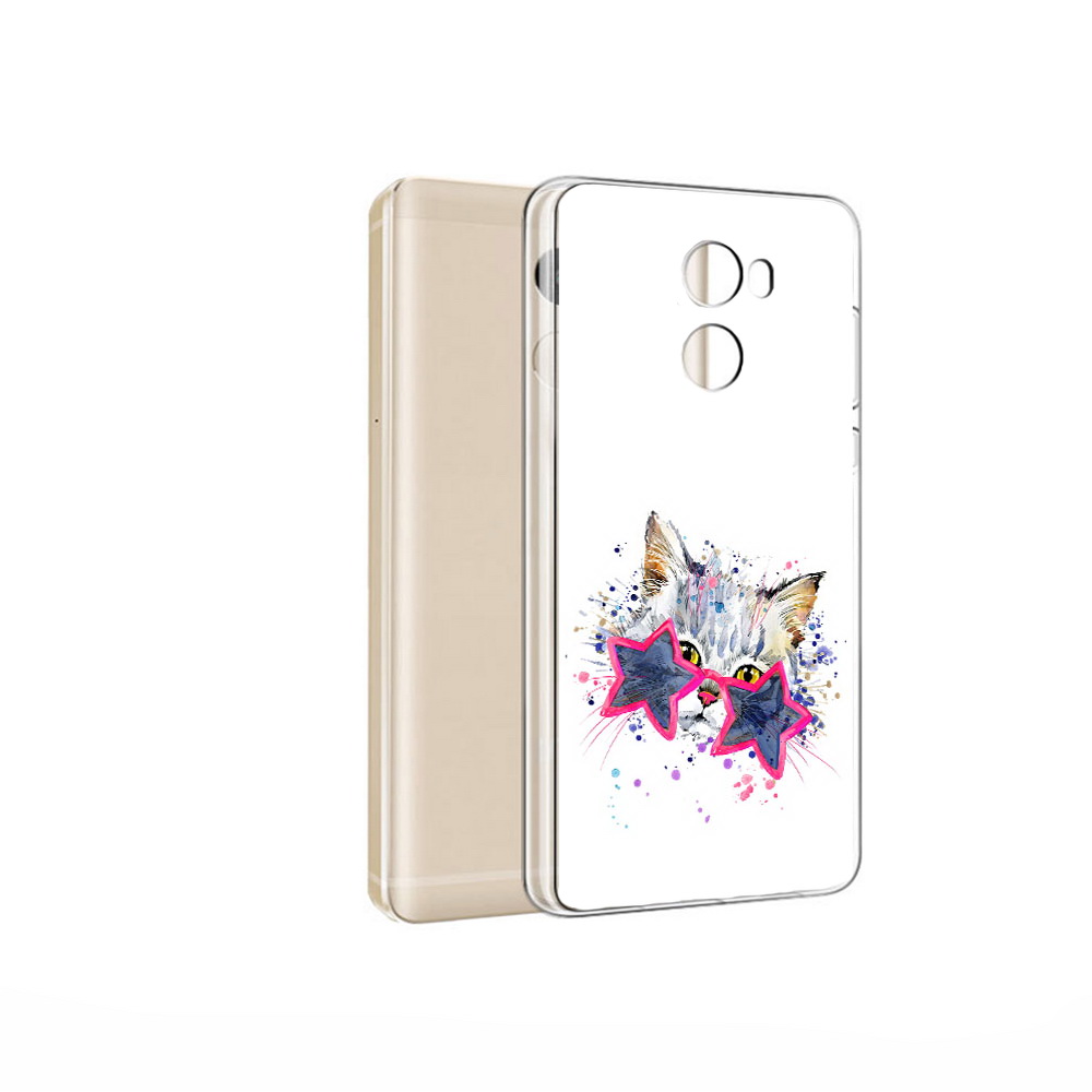 

Чехол MyPads Tocco для Xiaomi Redmi 4 Pro звездные очки (PT47305.303.353), Прозрачный, Tocco