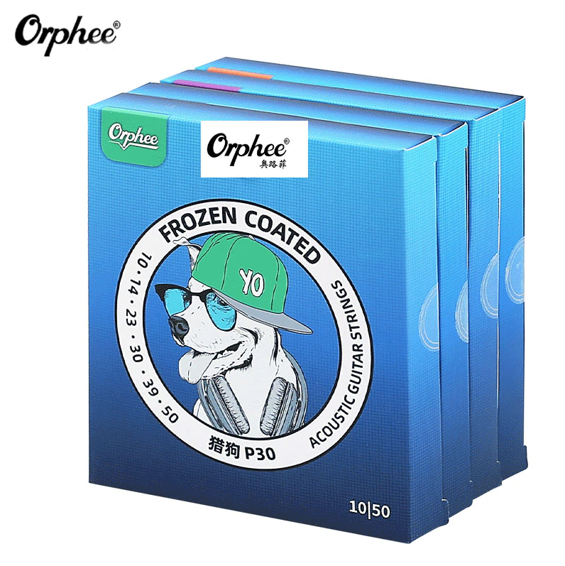 Струны для акустических фолк гитар Orphee P-30