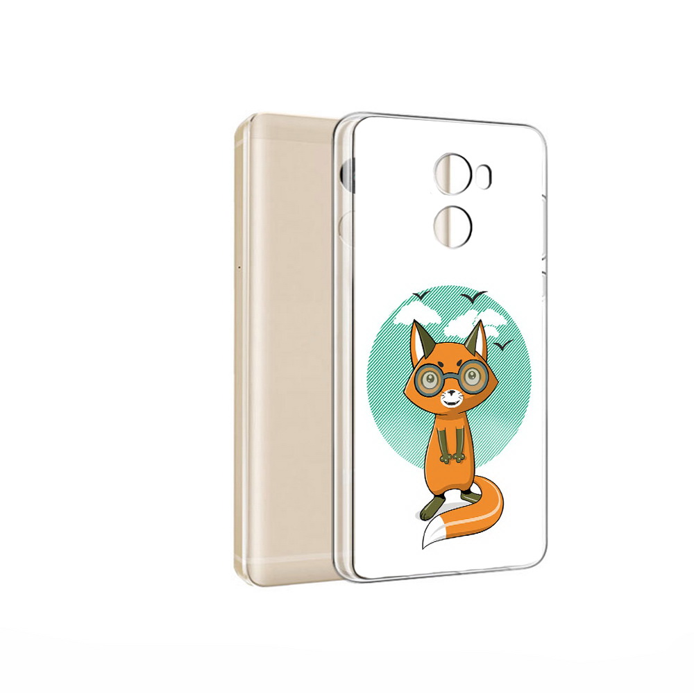 

Чехол MyPads Tocco для Xiaomi Redmi 4 Pro задумчивая лиса (PT47305.303.348), Прозрачный, Tocco