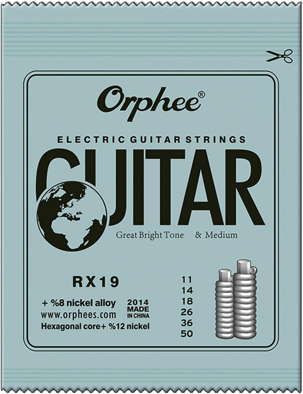 

Струны для электрогитар Orphee RX-19, RX-19