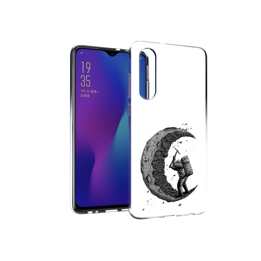 

Чехол MyPads Tocco для Huawei P30 камненная луна, Прозрачный, Tocco