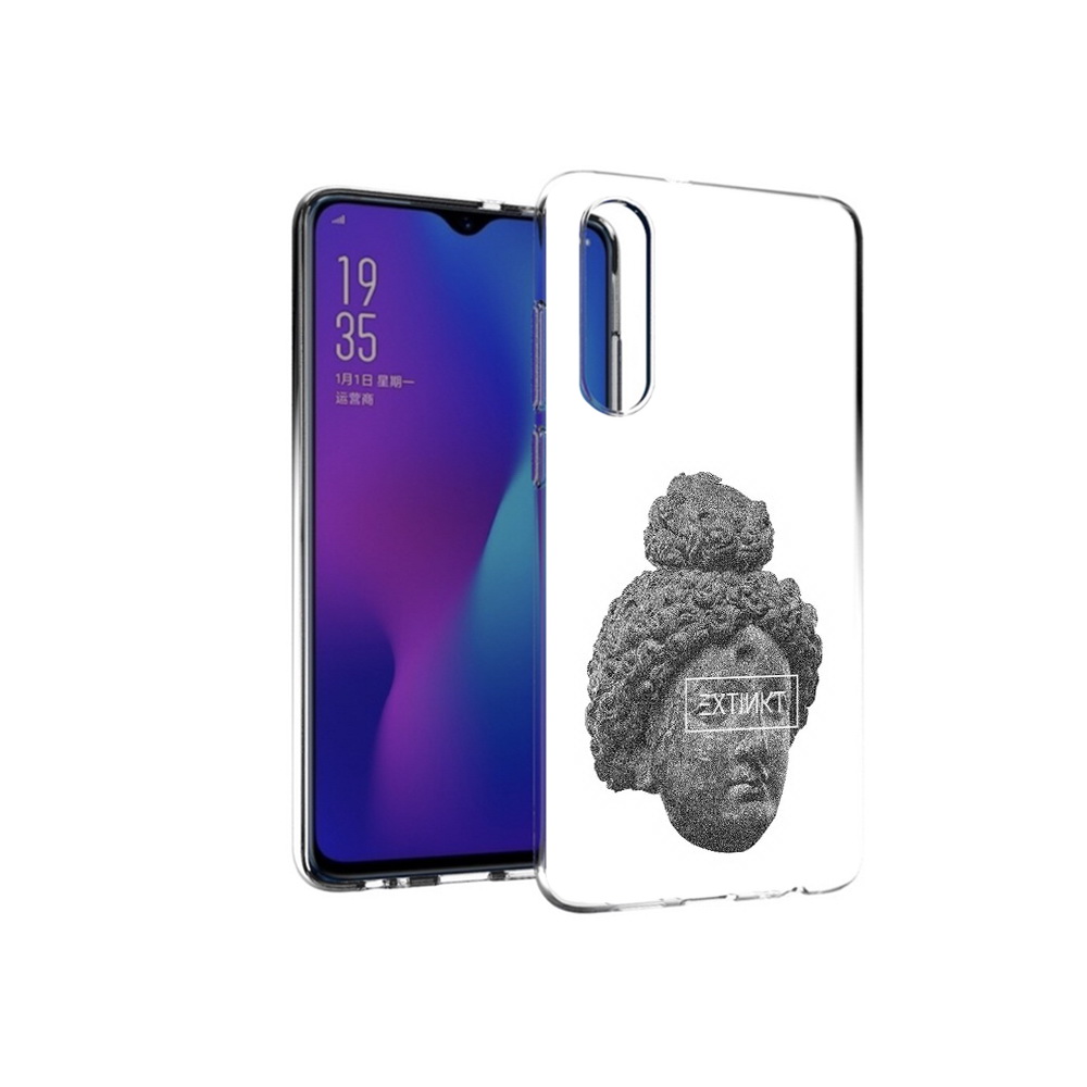 

Чехол MyPads Tocco для Huawei P30 каменное лицо девушки, Прозрачный, Tocco