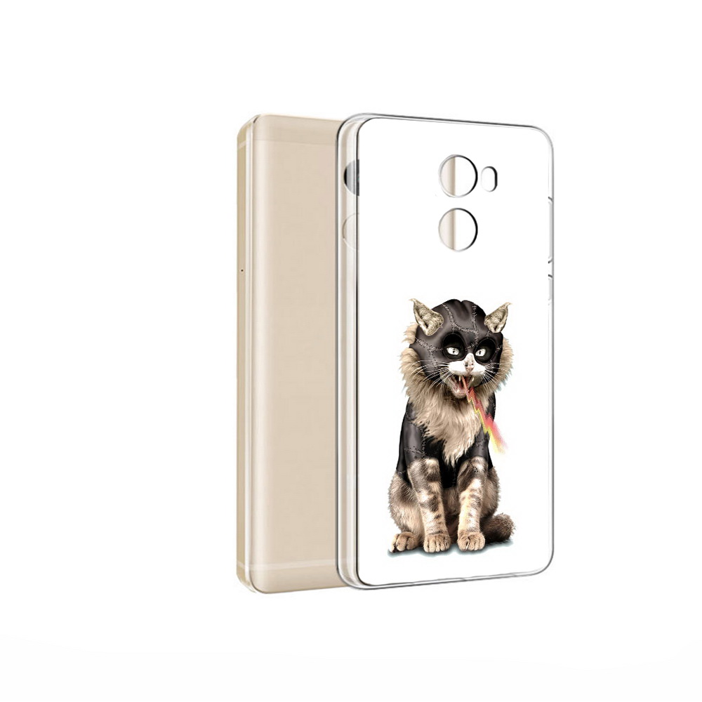 

Чехол MyPads Tocco для Xiaomi Redmi 4 Pro дьяволский кот (PT47305.303.341), Прозрачный, Tocco