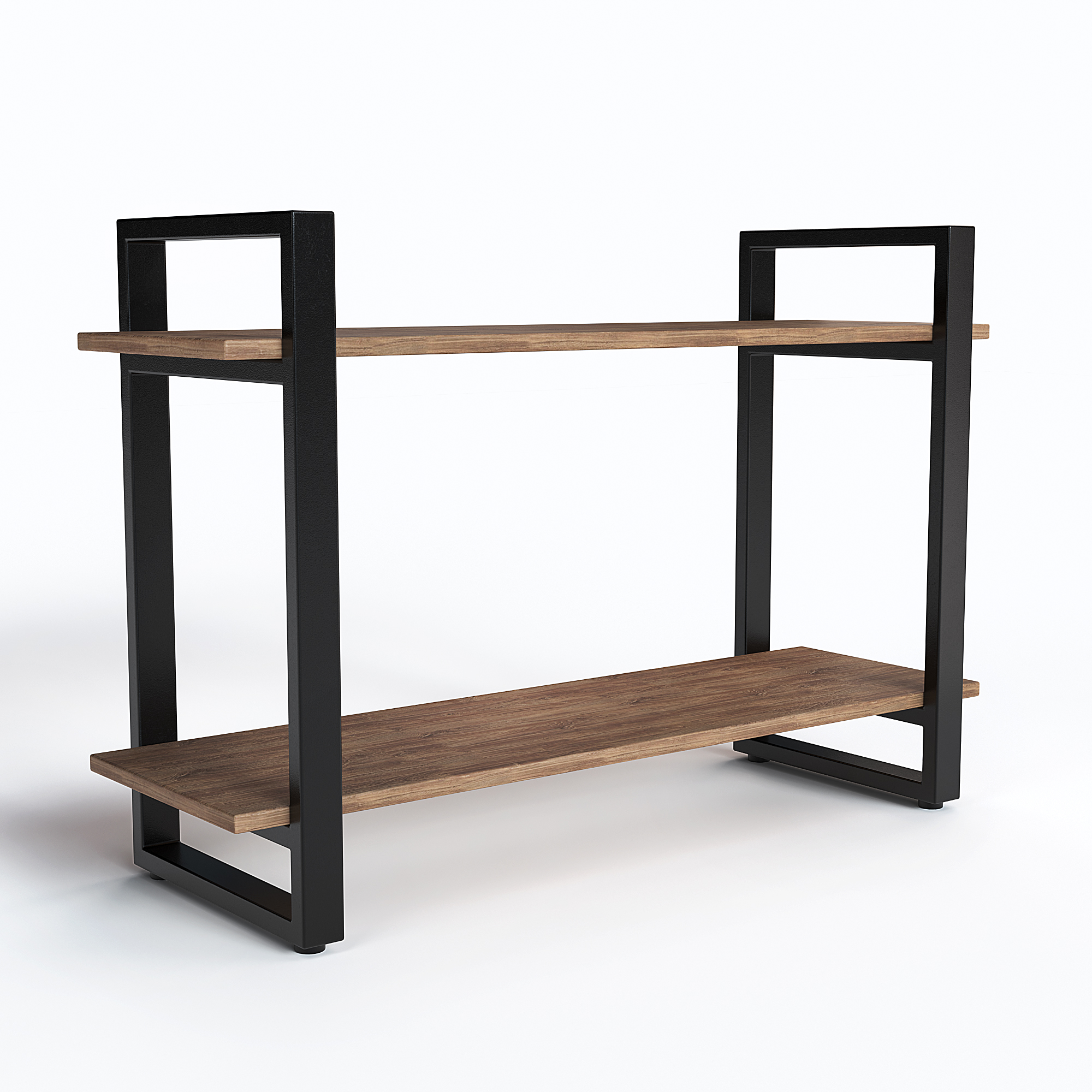 Стеллаж лофт A1 HOME Stefan, 2 полки, 60х90х31, дуб канзас