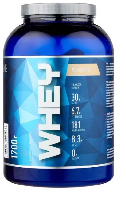 

R-LINE Whey, 1700 g (мокачино)