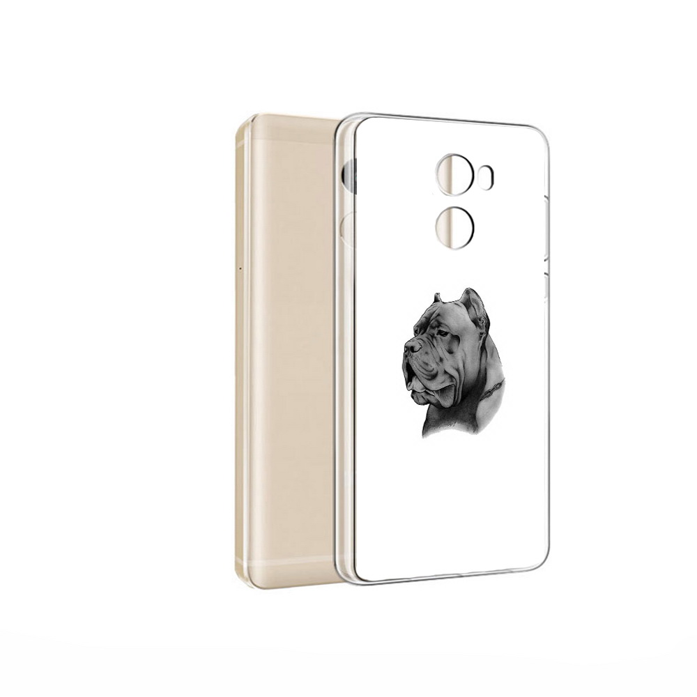 

Чехол MyPads Tocco для Xiaomi Redmi 4 Pro грозный бульдог (PT47305.303.300), Прозрачный, Tocco