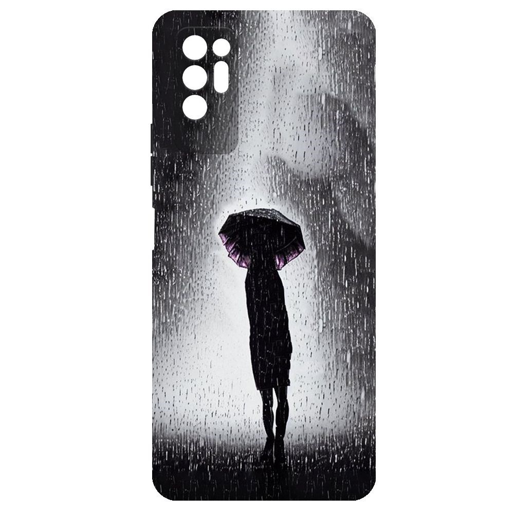 

Чехол-накладка Софт Ночная крипота для Tecno Pova 2, Черный