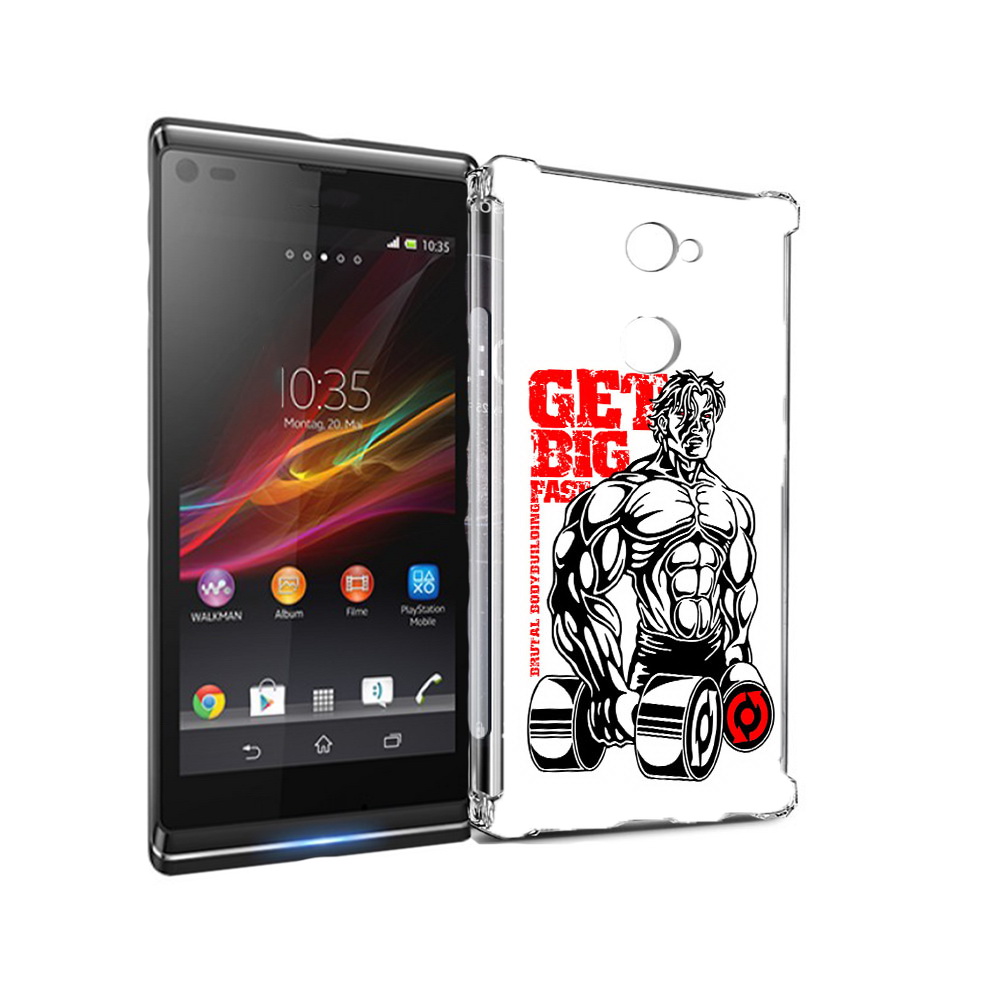 

Чехол MyPads Tocco для Sony Xperia L2 накаченное тело (PT99662.233.495), Прозрачный, Tocco