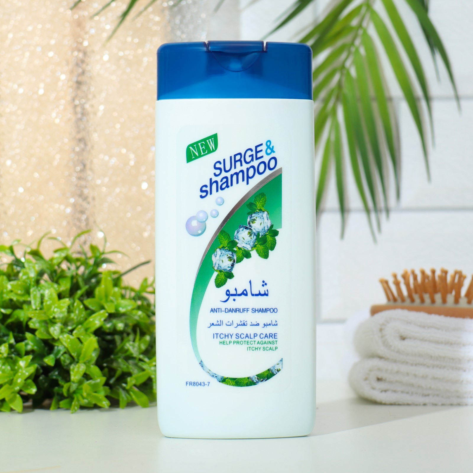 Шампунь Surge&shampoo для волос с мятой 400 мл шампунь 4fresh beauty балансирующий для жирных волос с мятой и пребиотиками 250 мл
