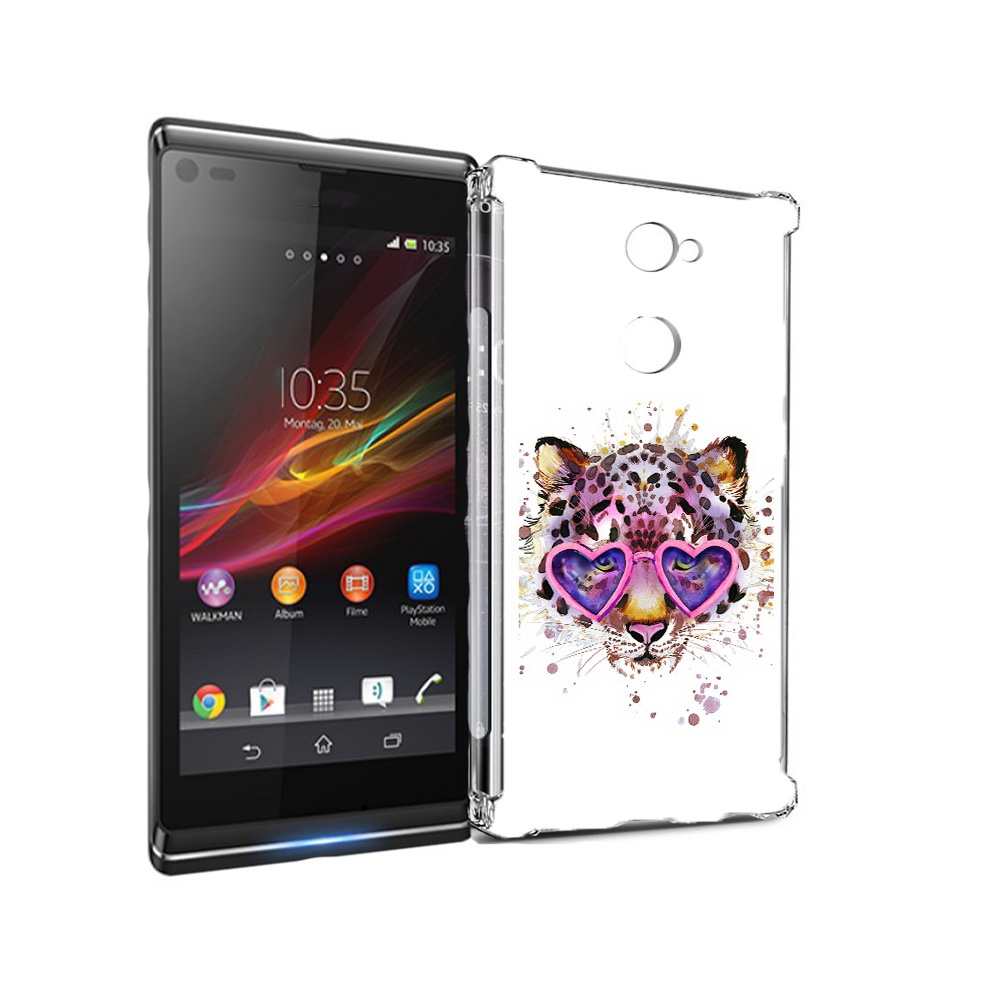 

Чехол MyPads Tocco для Sony Xperia L2 модный леопард (PT99662.233.480), Прозрачный, Tocco