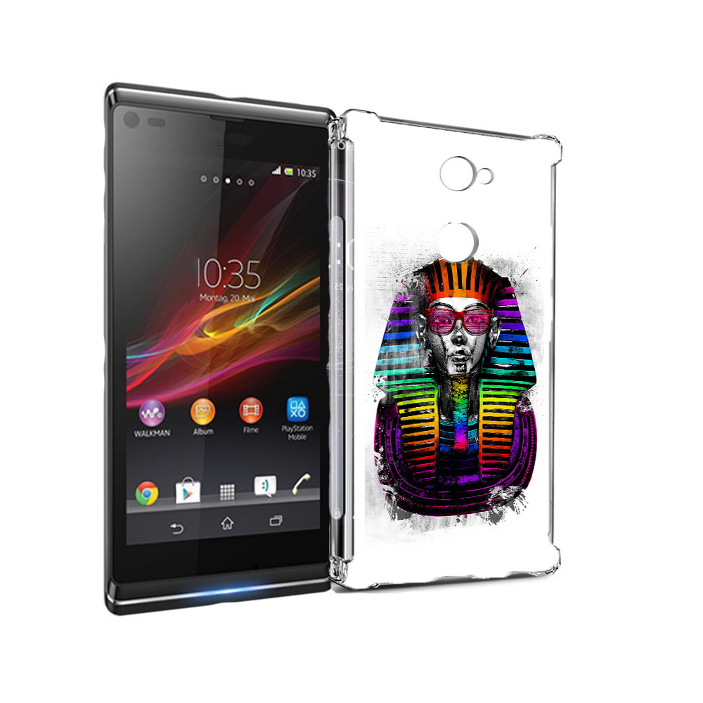 

Чехол MyPads Tocco для Sony Xperia L2 модная богиня (PT99662.233.479), Прозрачный, Tocco