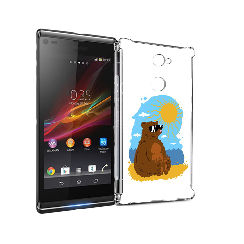 

Чехол MyPads Tocco для Sony Xperia L2 медведь на чиле (PT99662.233.468), Прозрачный, Tocco