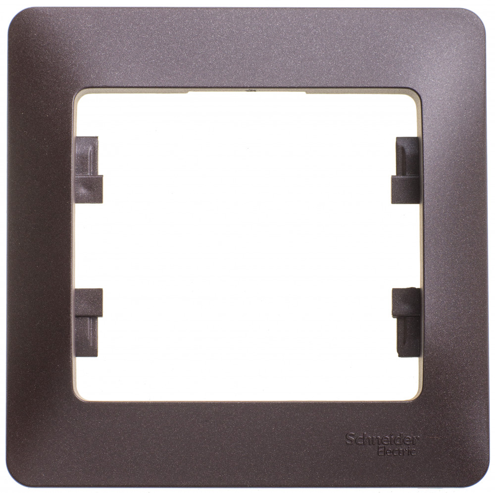 

1-постовая рамка GLOSSA, шоколад {GSL000801}, Коричневый