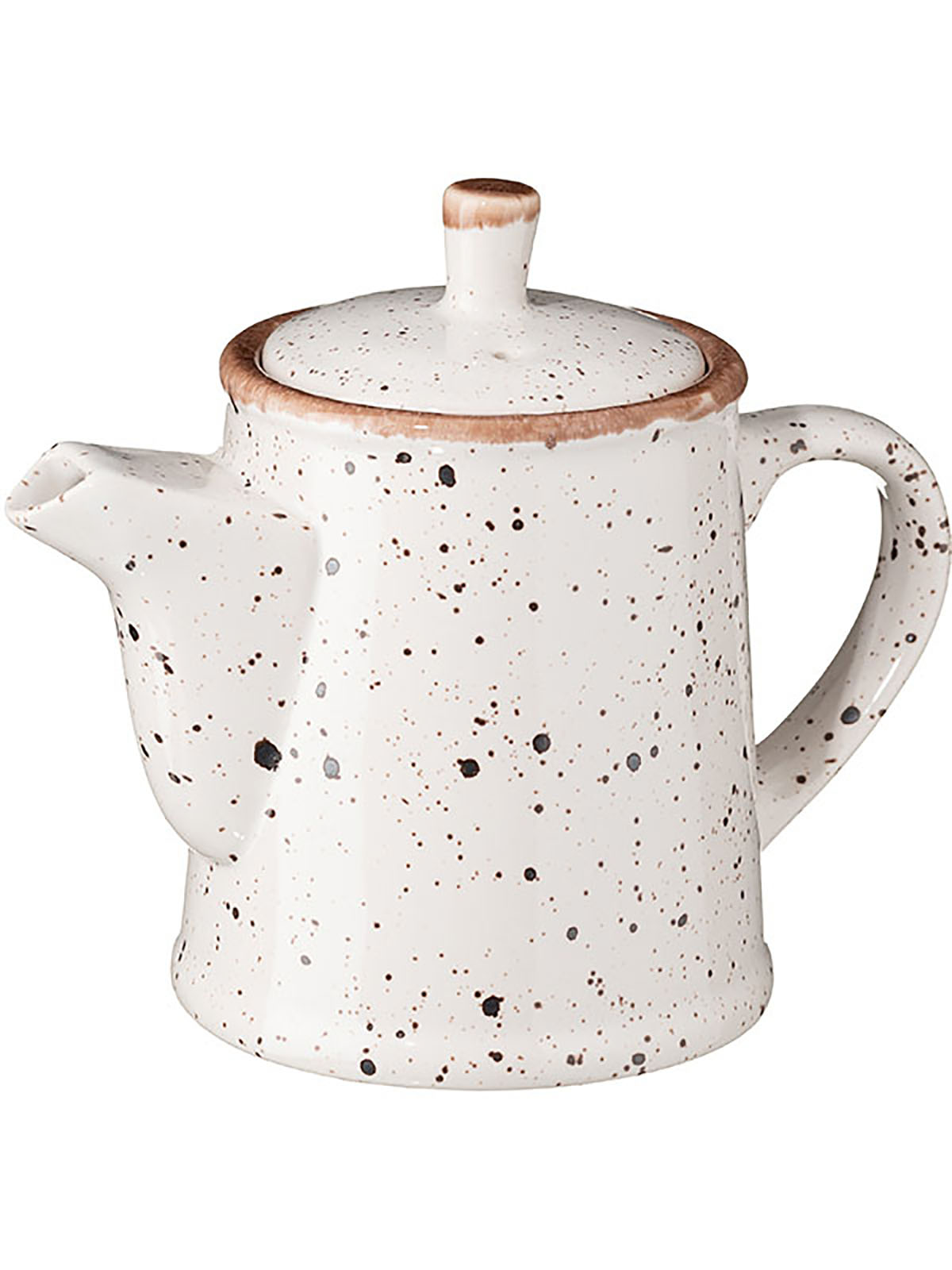 Чайник заварочный Борисовская Керамика Punto Bianca фарфоровый 500 мл белый