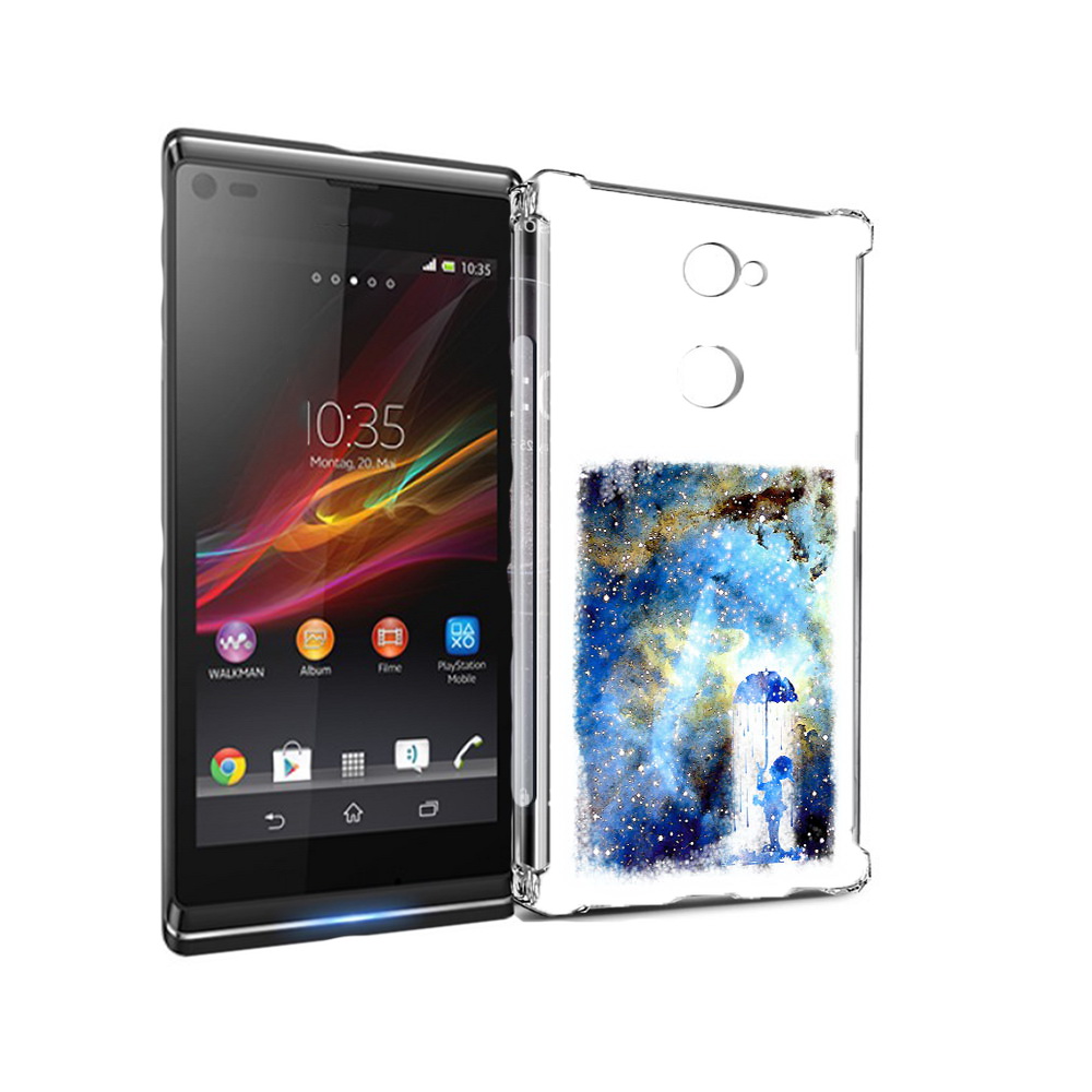 

Чехол MyPads Tocco для Sony Xperia L2 мальчик в небе (PT99662.233.455), Прозрачный, Tocco