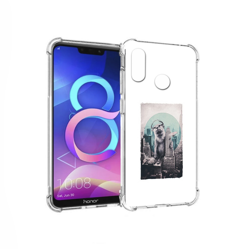 

Чехол MyPads Tocco для Honor 8C выдра в городе (PT121522.29.283), Прозрачный, Tocco