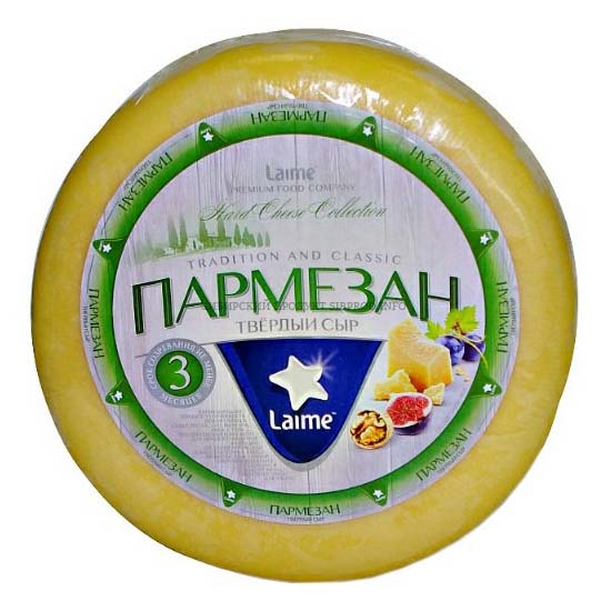 

Сыр твердый Laime Пармезан 40%