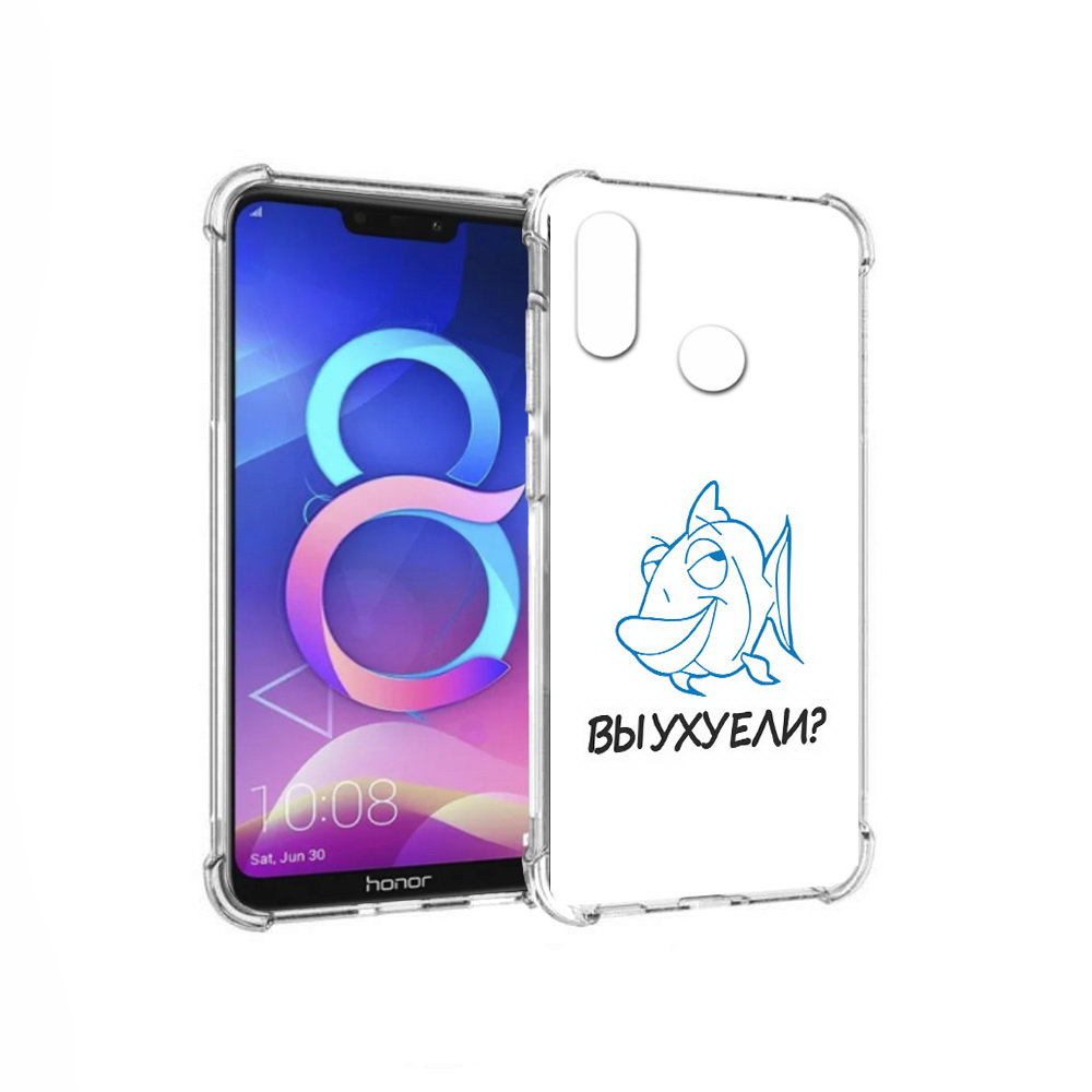 

Чехол MyPads Tocco для Honor 8C вы ухуели (PT121522.29.282), Прозрачный, Tocco
