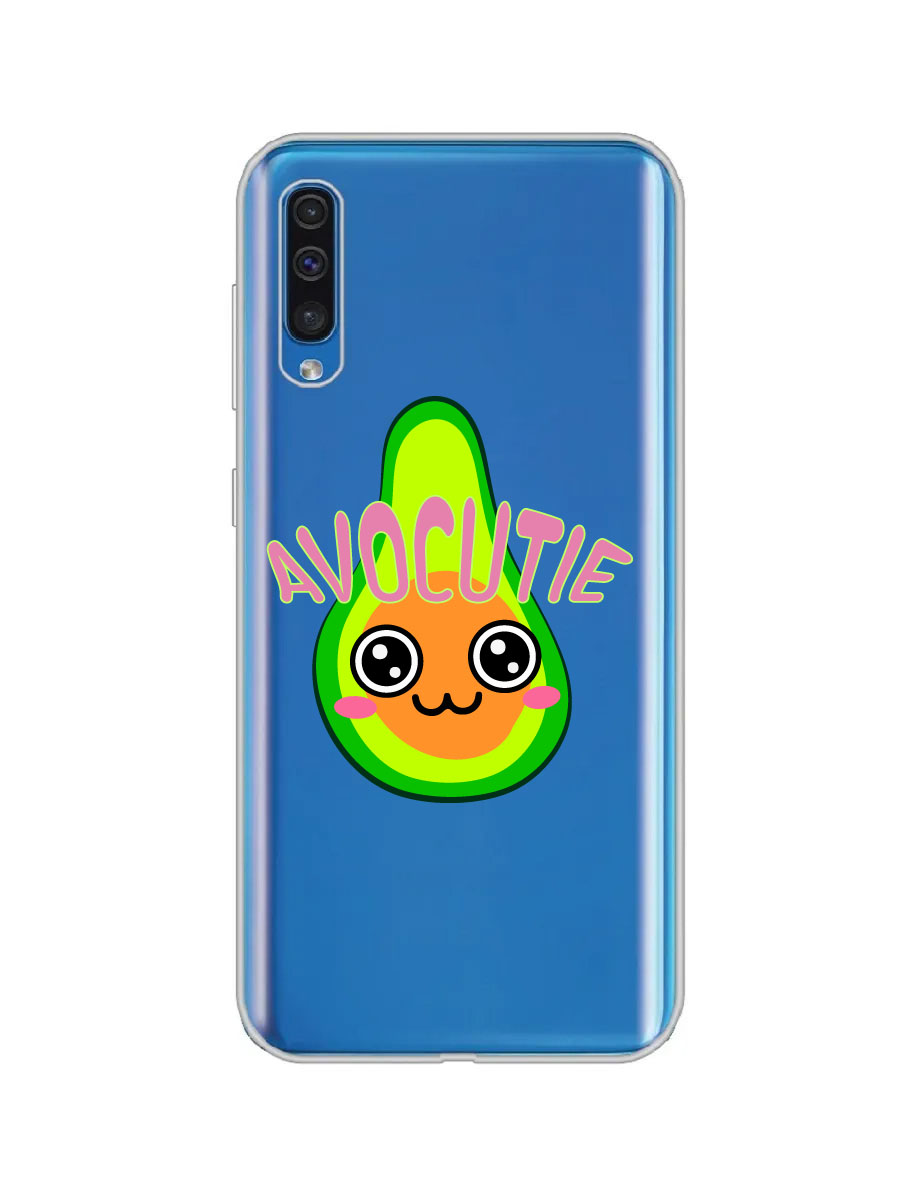 фото Чехол для samsung a50, a50s, a30s прозрачный c принтом "avocutie" 1129 mobileocean