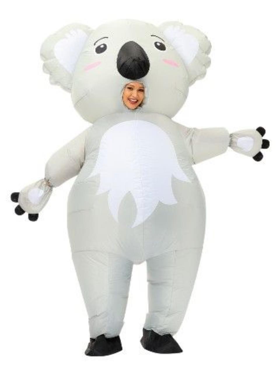 Костюм карнавальный унисекс Inflatable коала-медведь белый onesize
