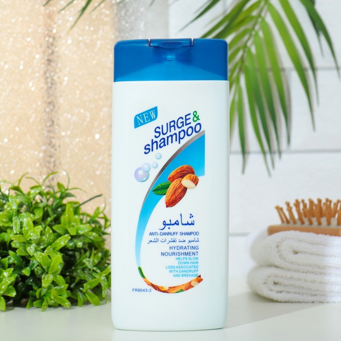 Шампунь Surge&shampoo для волос с миндалем 400 мл