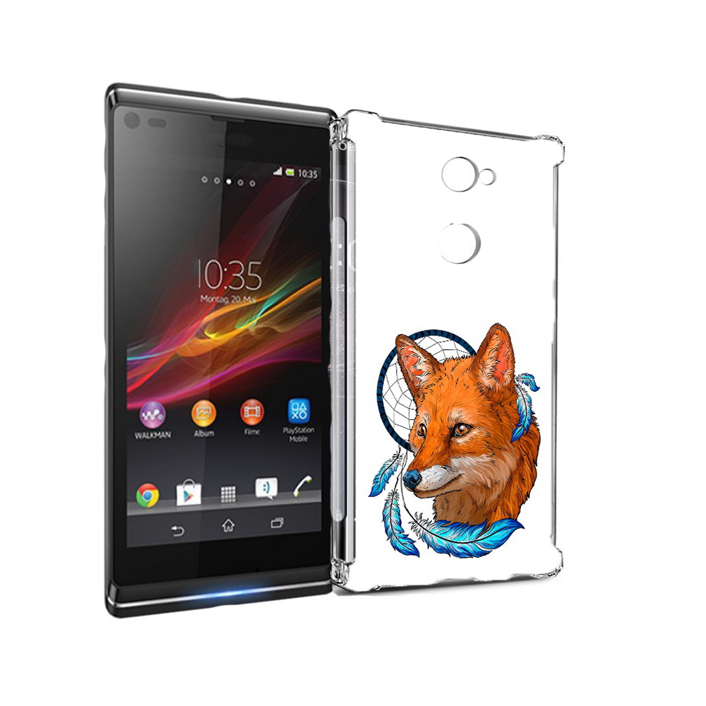 

Чехол MyPads Tocco для Sony Xperia L2 лиса и ловец снов (PT99662.233.438), Прозрачный, Tocco