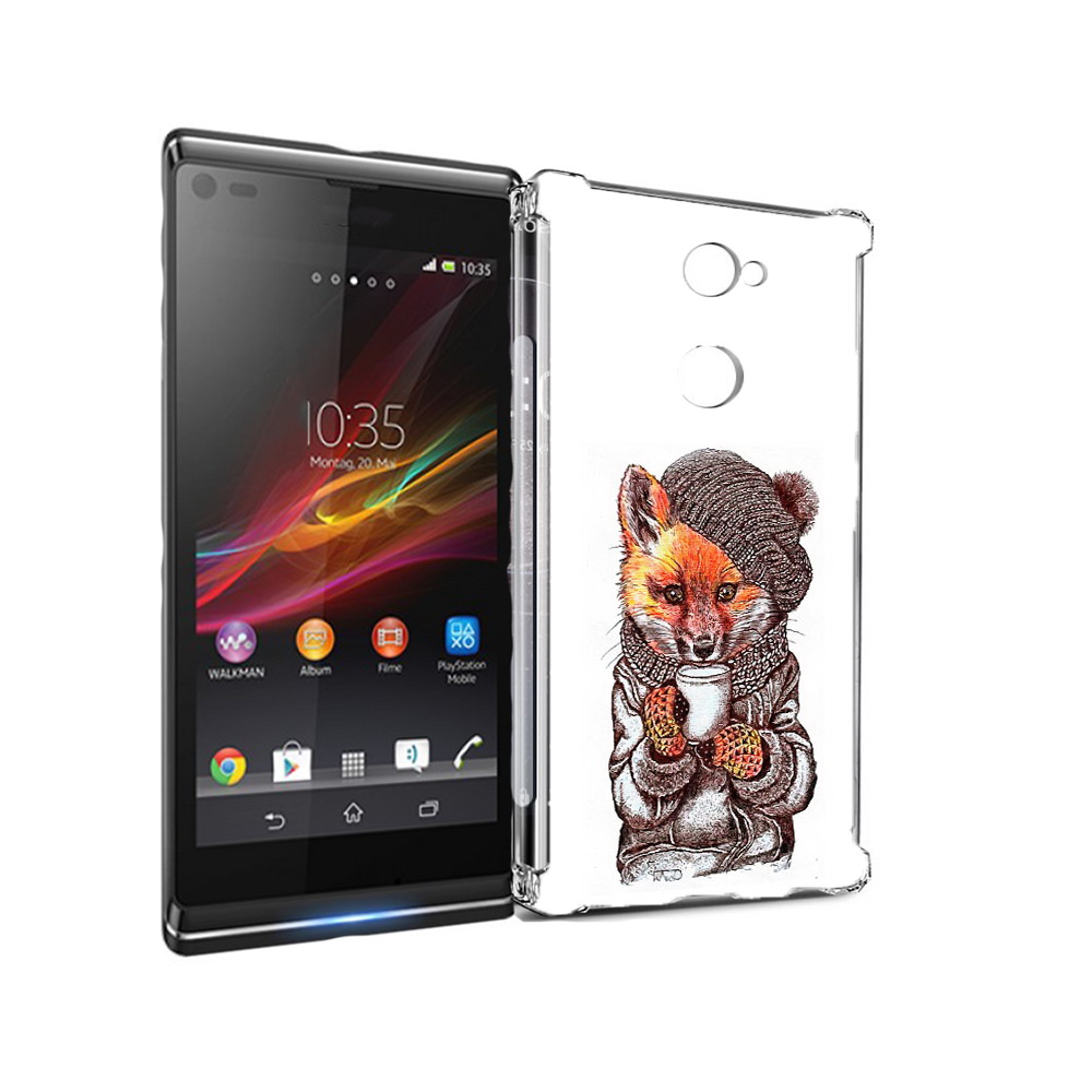 

Чехол MyPads Tocco для Sony Xperia L2 лиса в шапке (PT99662.233.437), Tocco