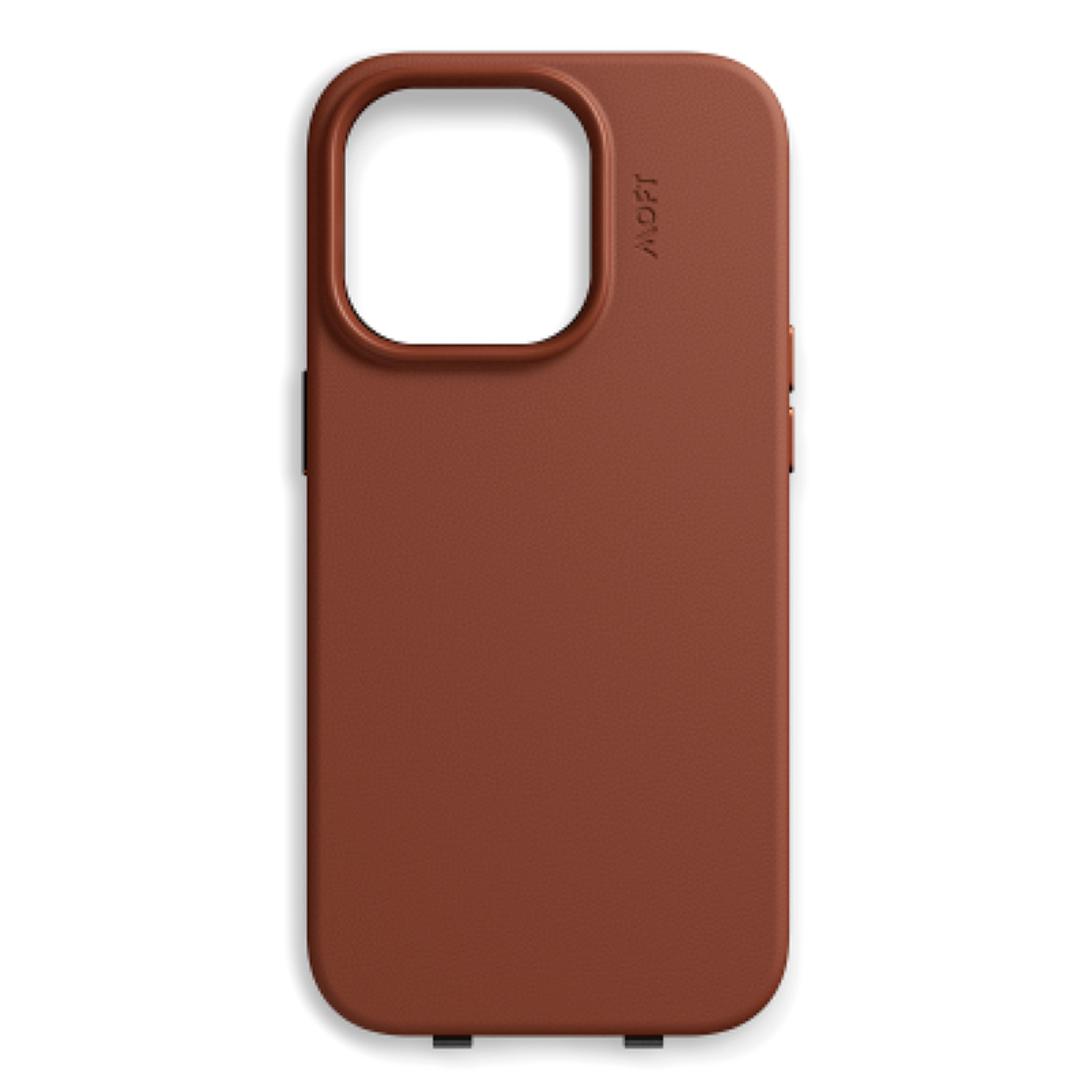 Чехол Moft Vegan Leather Snap Phone Case iPhone 14 Pro цвет коричневый