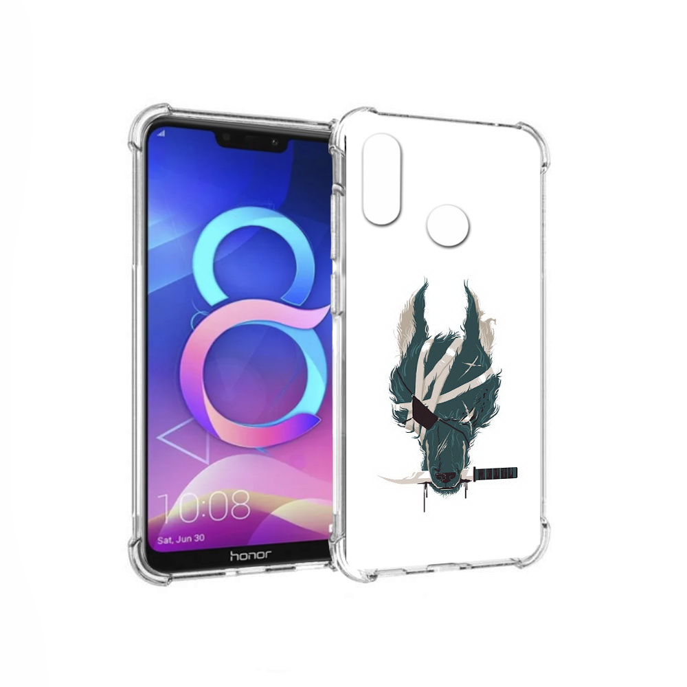 

Чехол MyPads Tocco для Honor 8C волк-разбойник (PT121522.29.271), Прозрачный, Tocco