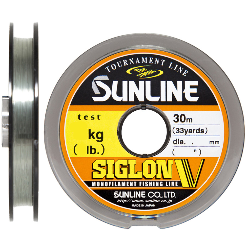 

Леска Sunline Siglon V NEW 30m 0.148mm 2kg/4lb, Прозрачный, Siglon V NEW 30м