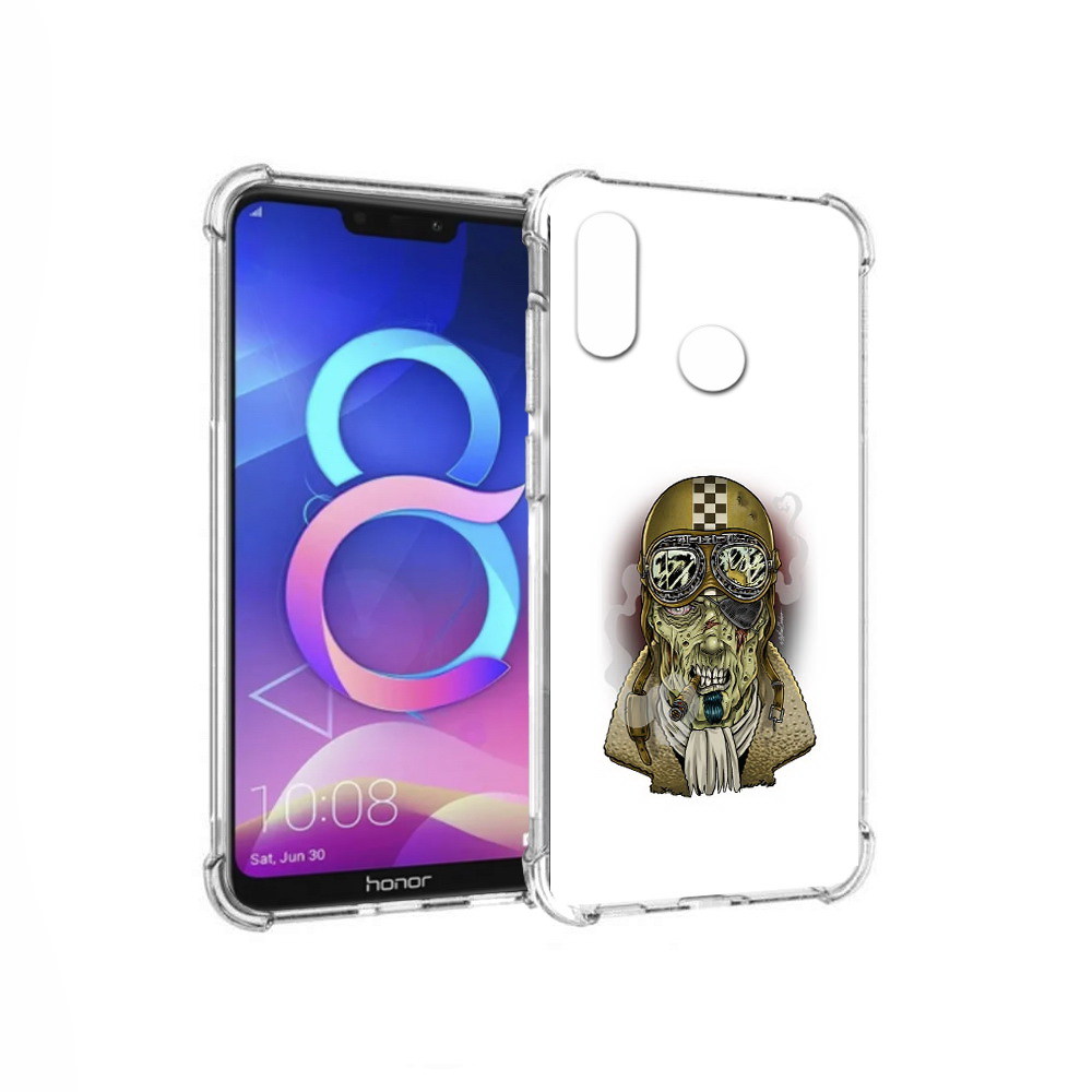 

Чехол MyPads Tocco для Honor 8C военный зомби (PT121522.29.264), Прозрачный, Tocco