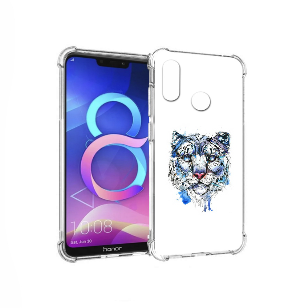 

Чехол MyPads Tocco для Honor 8C водяной тигр (PT121522.29.263), Прозрачный, Tocco