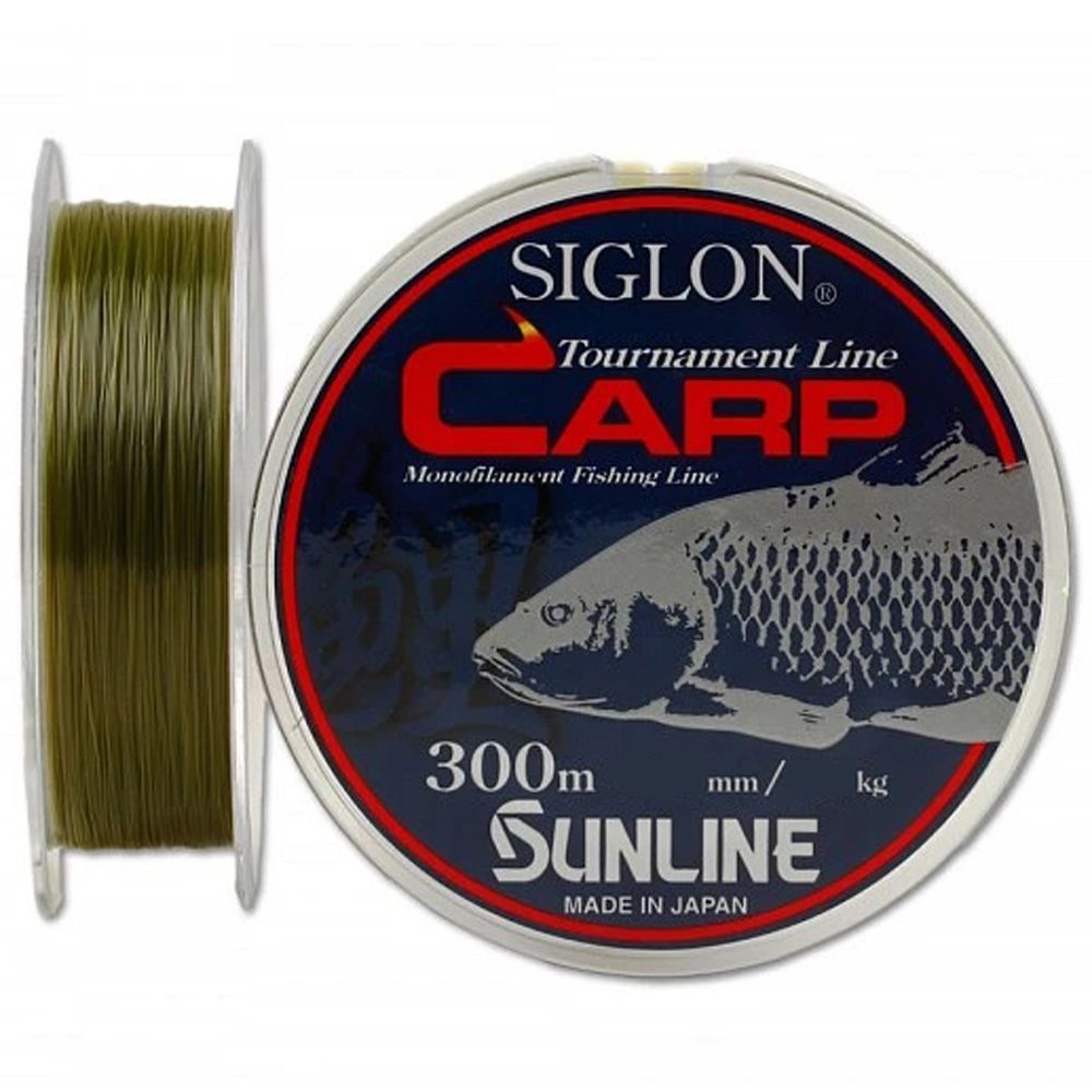 Леска Sunline Siglon Carp 300m (Matte Green) #5.0/0.380mm 9,5kg