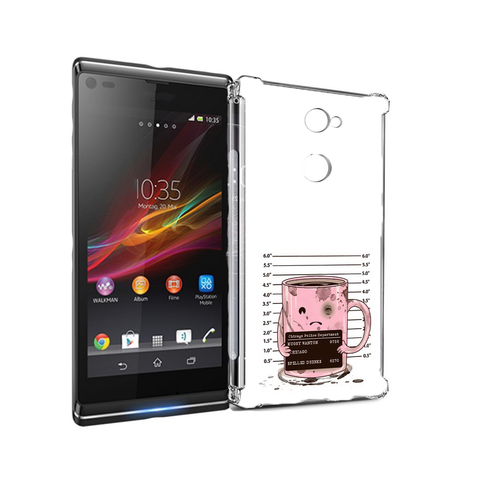 

Чехол MyPads Tocco для Sony Xperia L2 кружка (PT99662.233.420), Прозрачный, Tocco