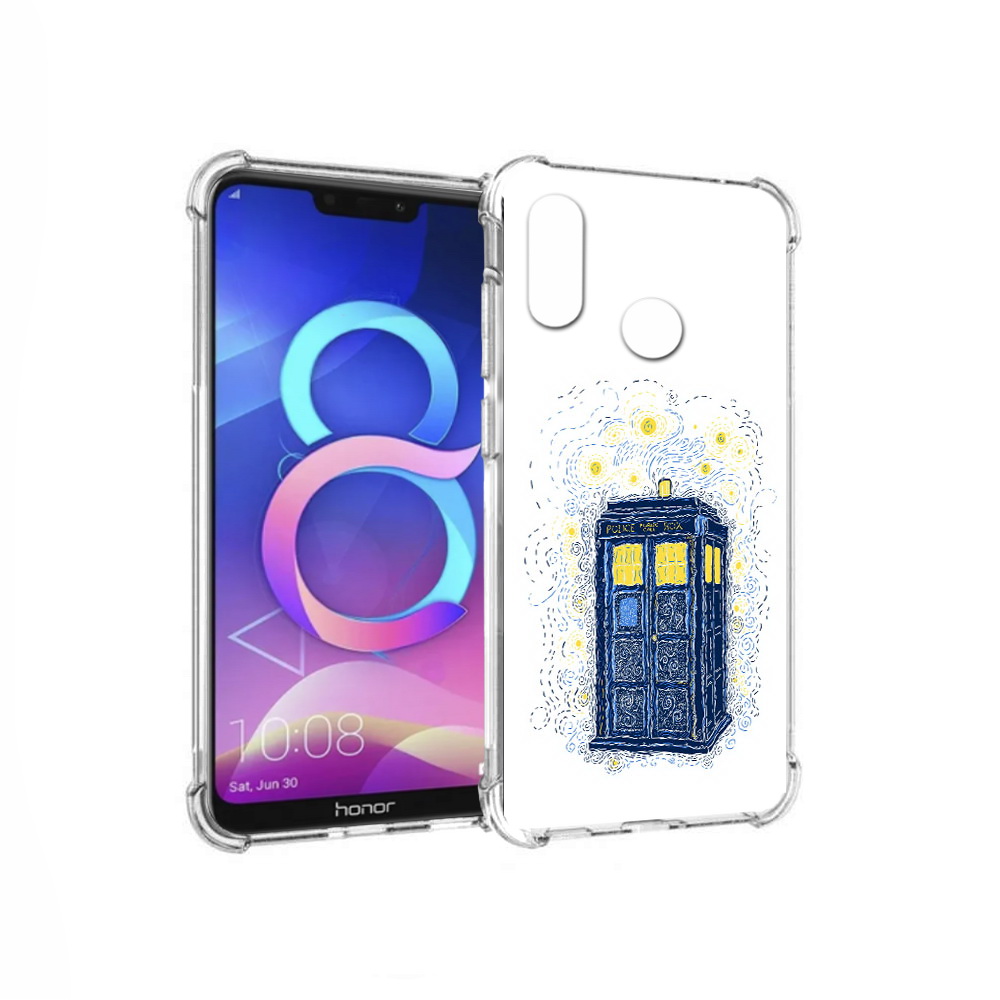 

Чехол MyPads Tocco для Honor 8C будка рисунок (PT121522.29.249), Прозрачный, Tocco