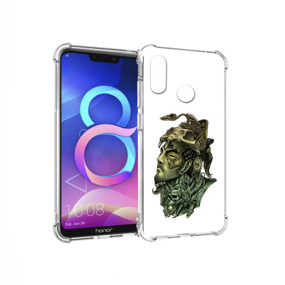 

Чехол MyPads Tocco для Honor 8C бронзовый воин (PT121522.29.248), Прозрачный, Tocco