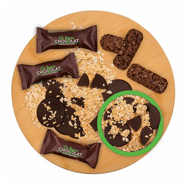 

Конфеты Cobarde el Chocolate мультизлаковые с темной глазурью