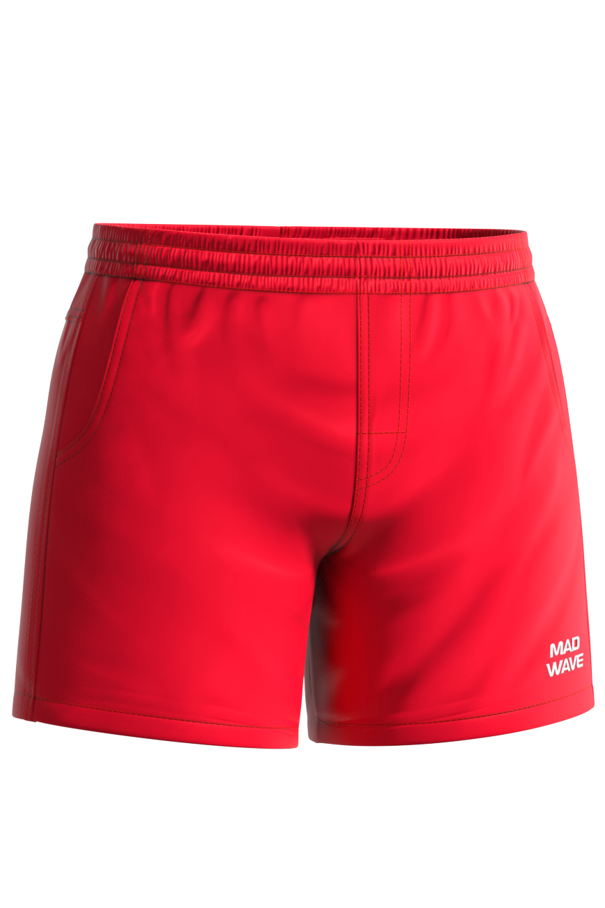 

Шорты плавательные детские Mad Wave Solids II junior, красный, 146, Solids II junior