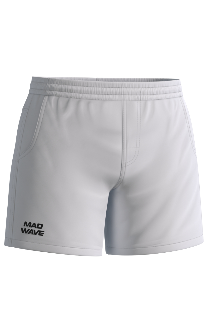 

Шорты плавательные детские Mad Wave Solids II junior, белый, 146, Solids II junior