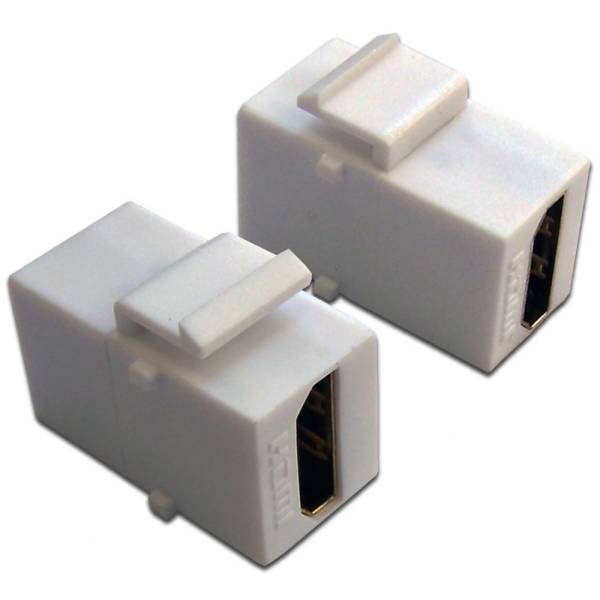 

Вставка LANMASTER Keystone HDMI, мама-мама, 180 градусов, белая LAN-OK-HDMI-V-WH